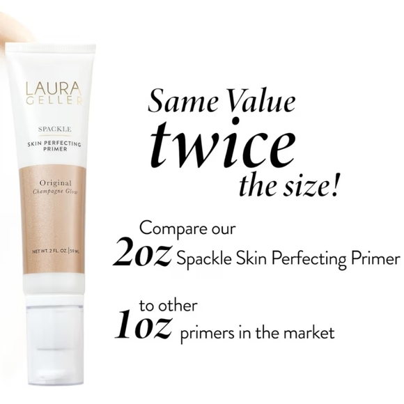 Laura Geller Spackle Skin Perfecting Original Primer: Champagne Glow, 2oz, New - Picture 8 of 8